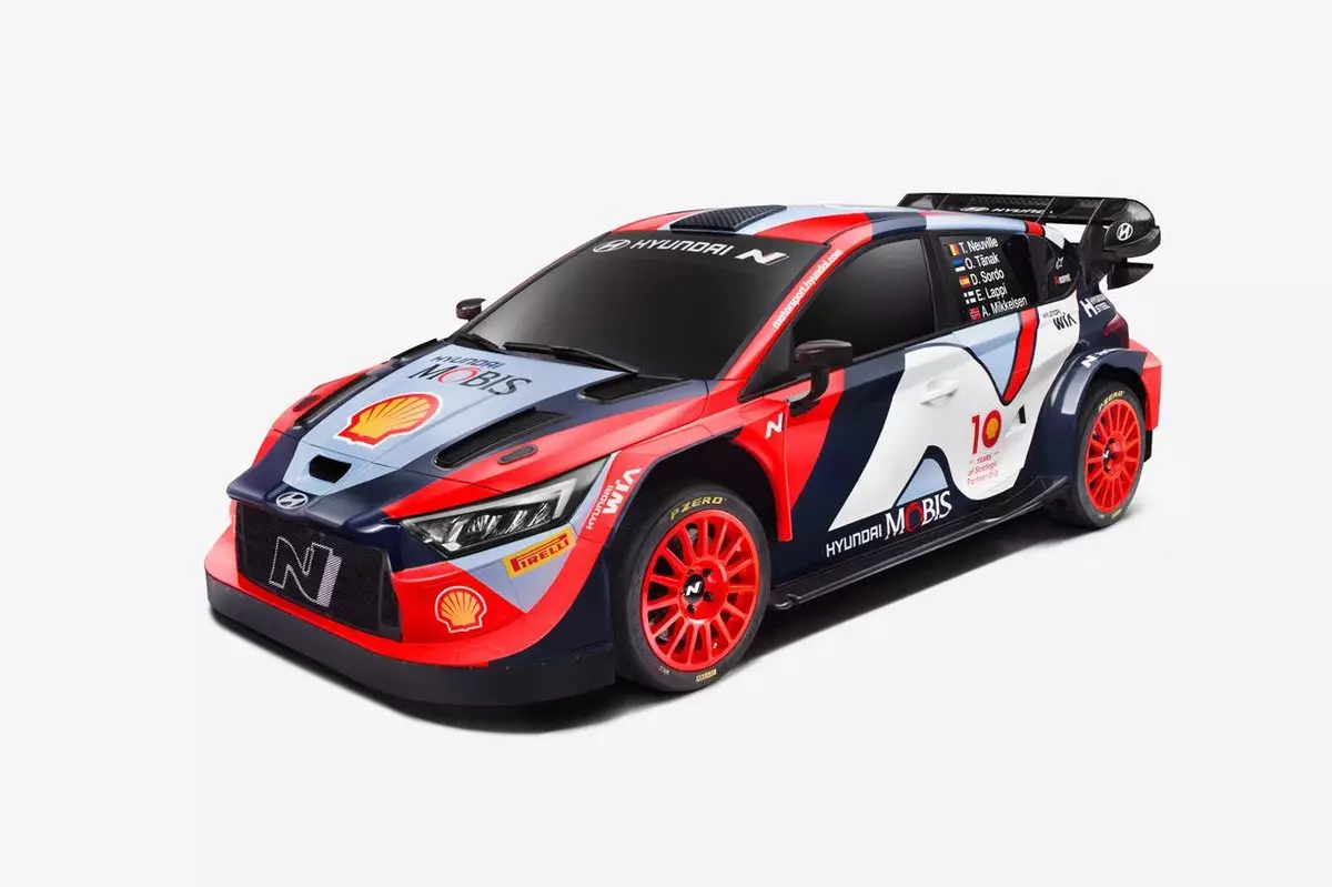 Hyundai’s New Livery for WRC Season Pays Tribute to N Brand