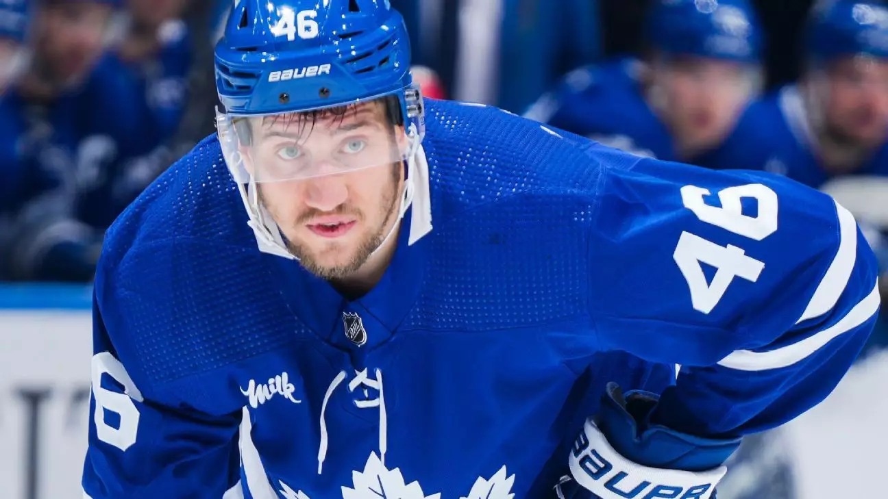 The Impact of Ilya Lyubushkin’s Injury in the Toronto Maple Leafs Game