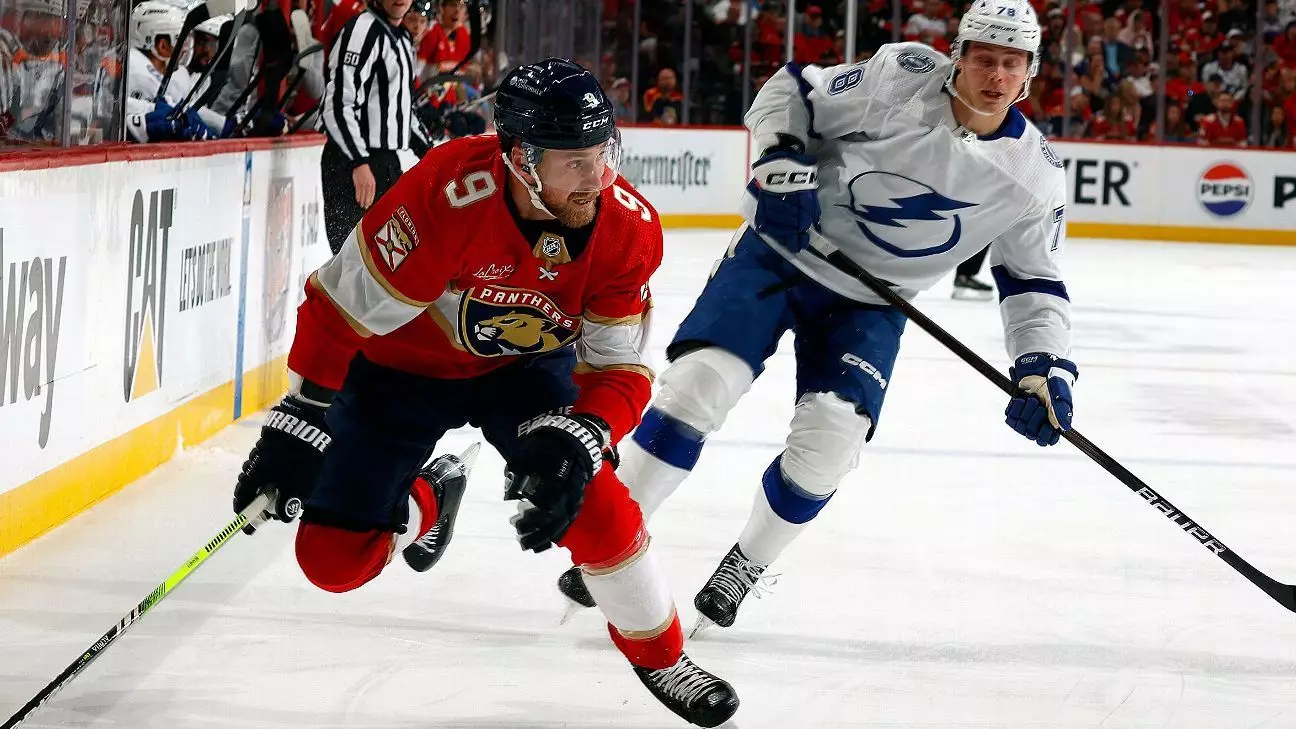 Florida Panthers Forward Sam Bennett Leaves Game with Injury