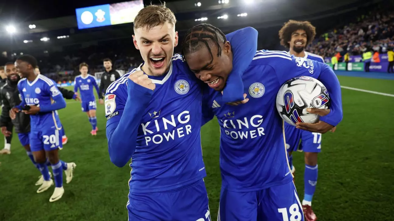 Celebration Time: Leicester City Secures Promotion Back to Premier League