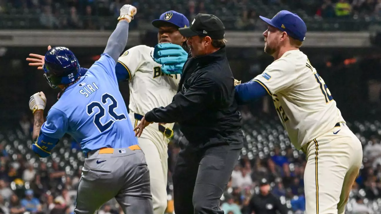 Cause of Benching Incident Leads to Suspensions and Controversy in Milwaukee Brewers vs. Tampa Bay Rays Game