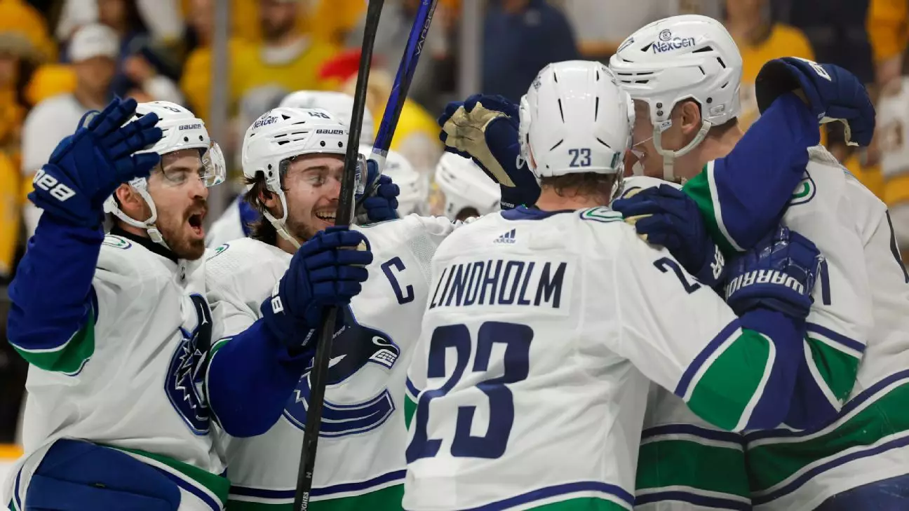 The Vancouver Canucks Advance to Second Round of Playoffs with 1-0 Victory