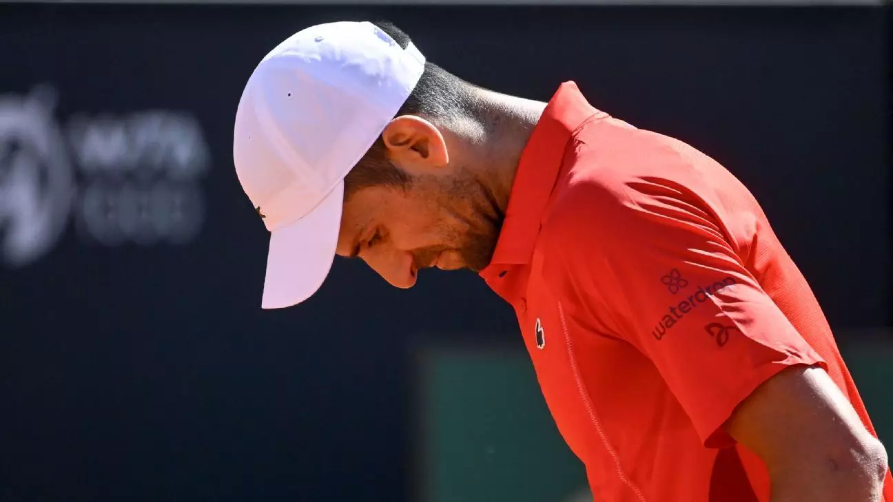 The Shocking Upset of Novak Djokovic at the Italian Open