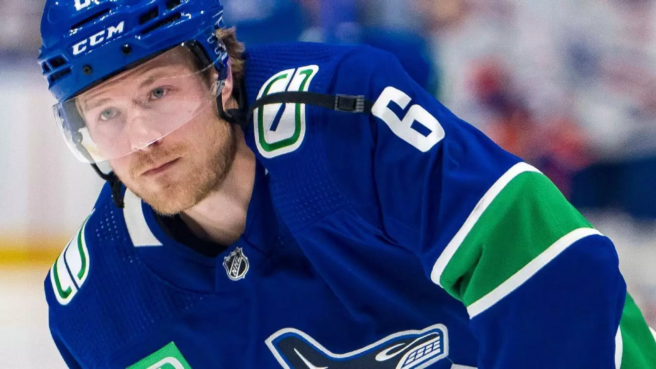 The Impact of Brock Boeser’s Injury on the Vancouver Canucks