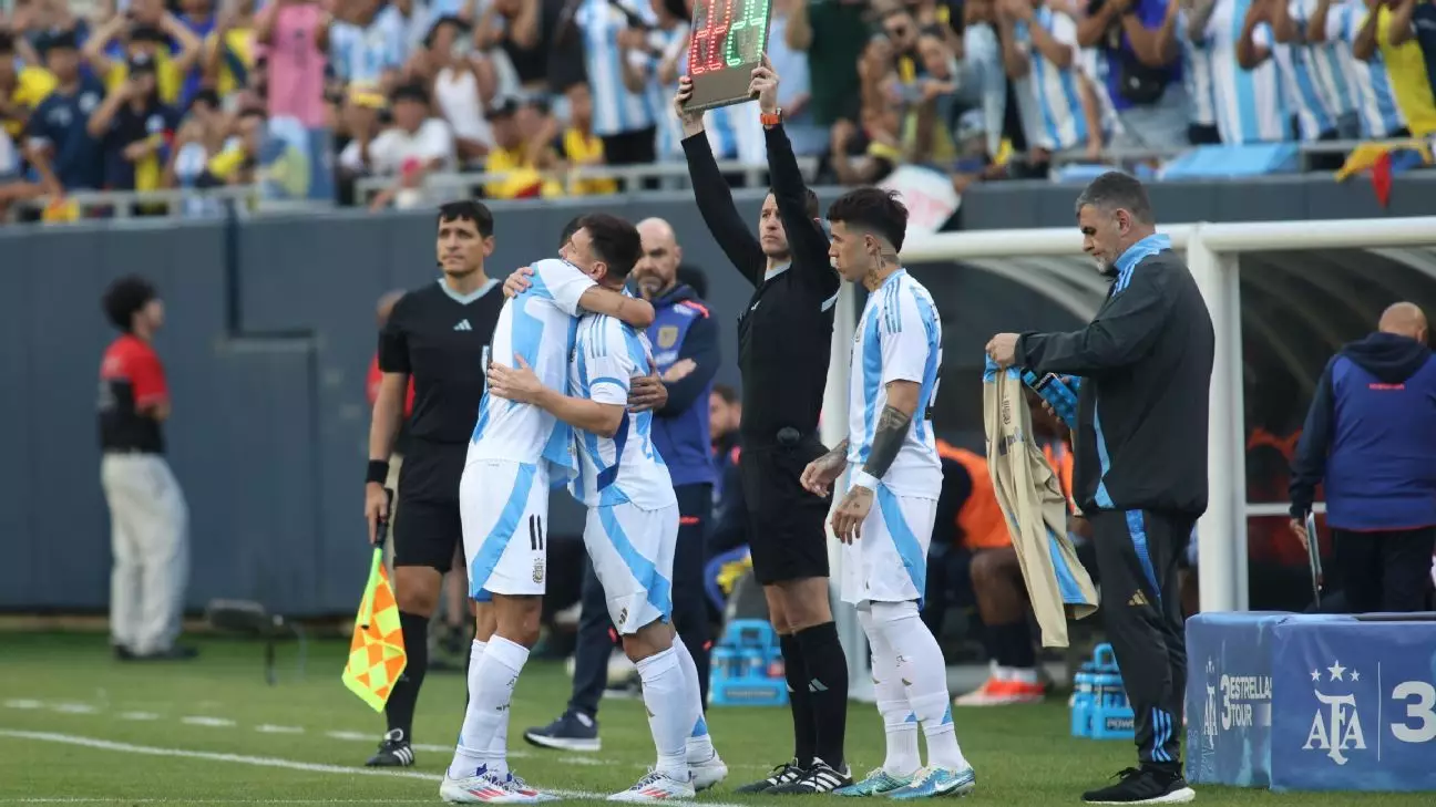 Argentina Defeats Ecuador in Copa América Warmup Match