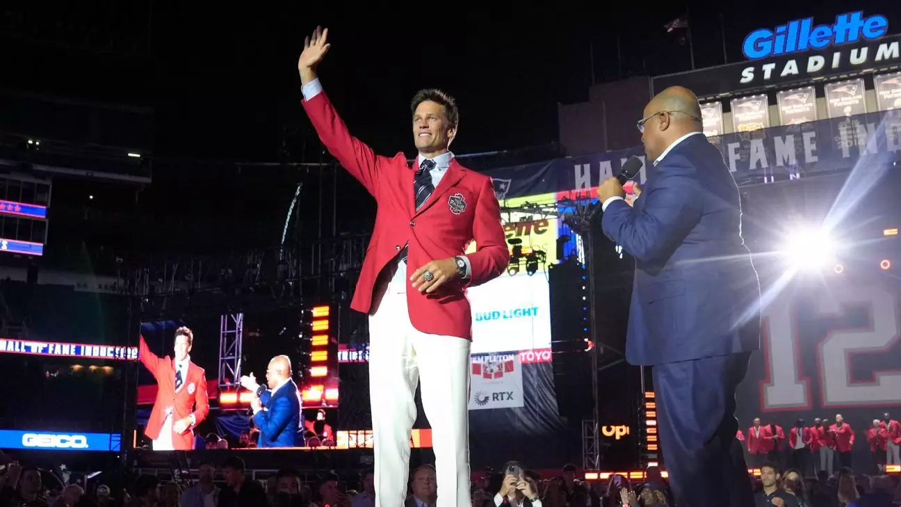 Tom Brady Inducted Into New England Patriots Hall of Fame