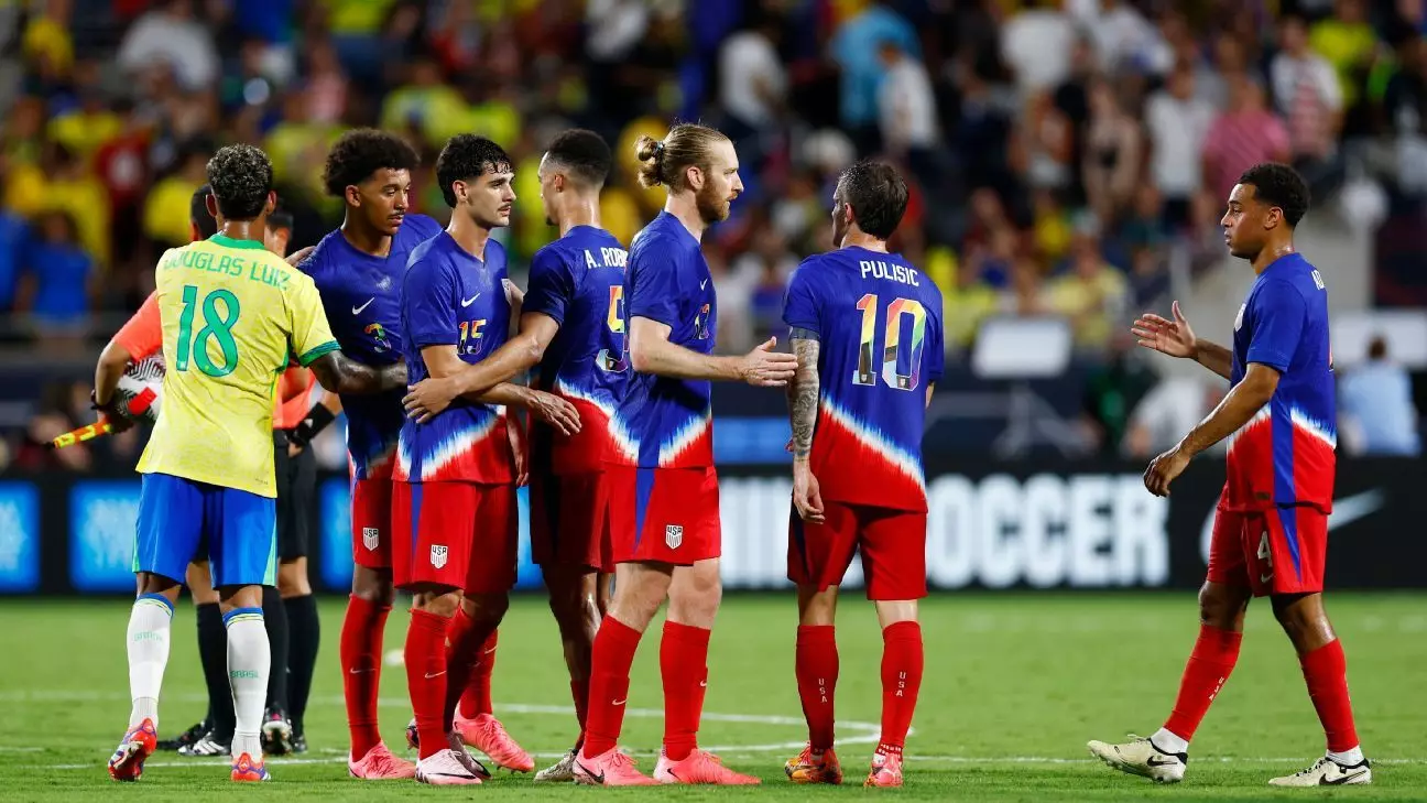 United States National Team Shows Promise in Draw Against Brazil