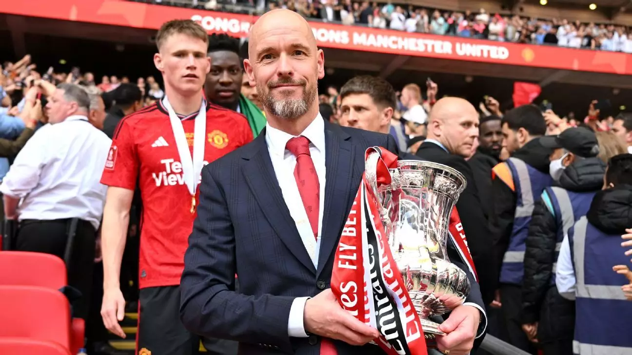 Erik ten Hag extends his contract with Manchester United