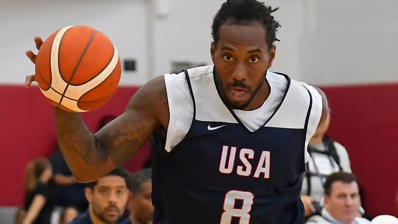 Kawhi Leonard: Rozhodnutie zúčastniť sa tímu USA navzdory zraneniu kolena