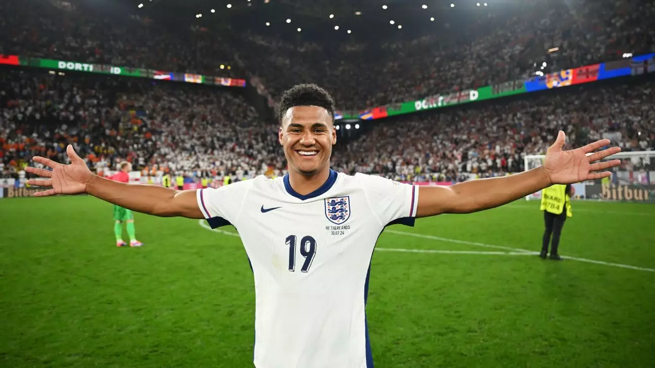 England’s Ollie Watkins Scores Decisive Goal in Euro Semifinal Victory