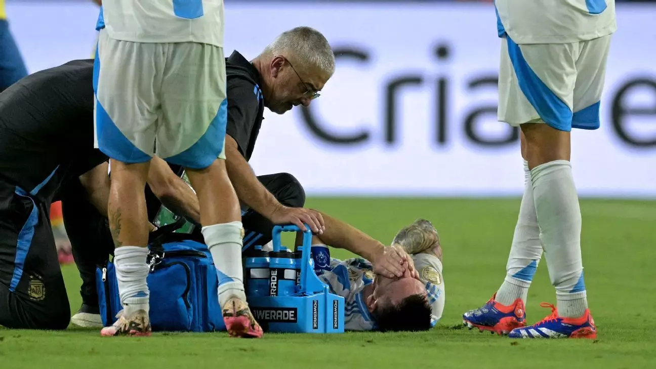 The Concerning Lionel Messi Injury in Copa América Final