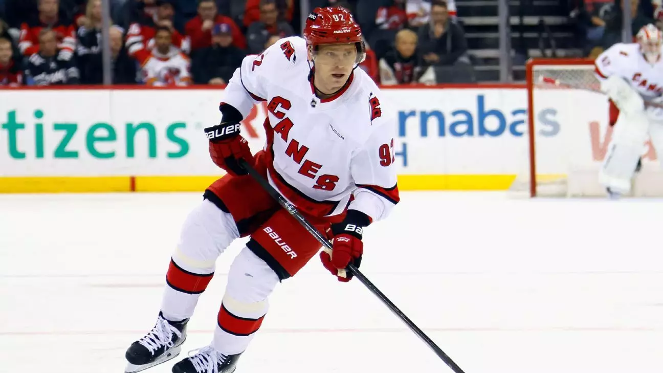 The Carolina Hurricanes Part Ways with Evgeny Kuznetsov