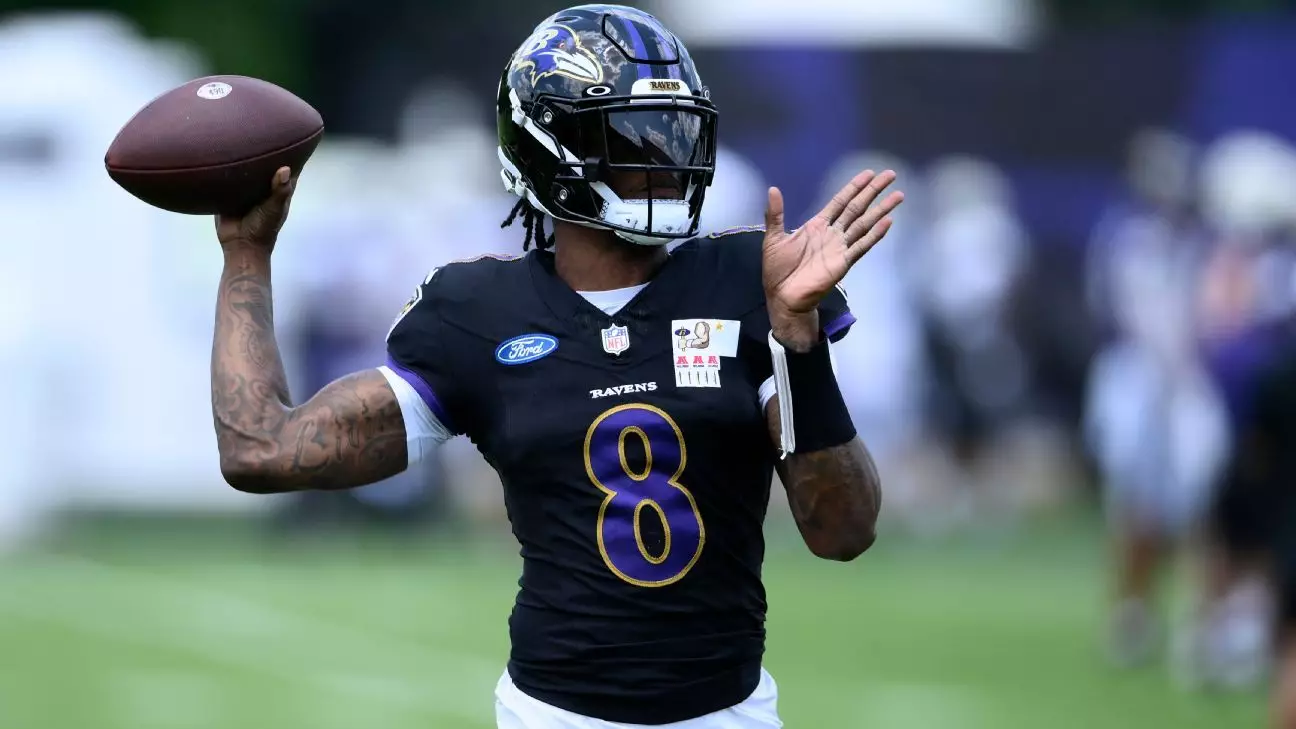 The Return of Lamar Jackson to Ravens Training Camp