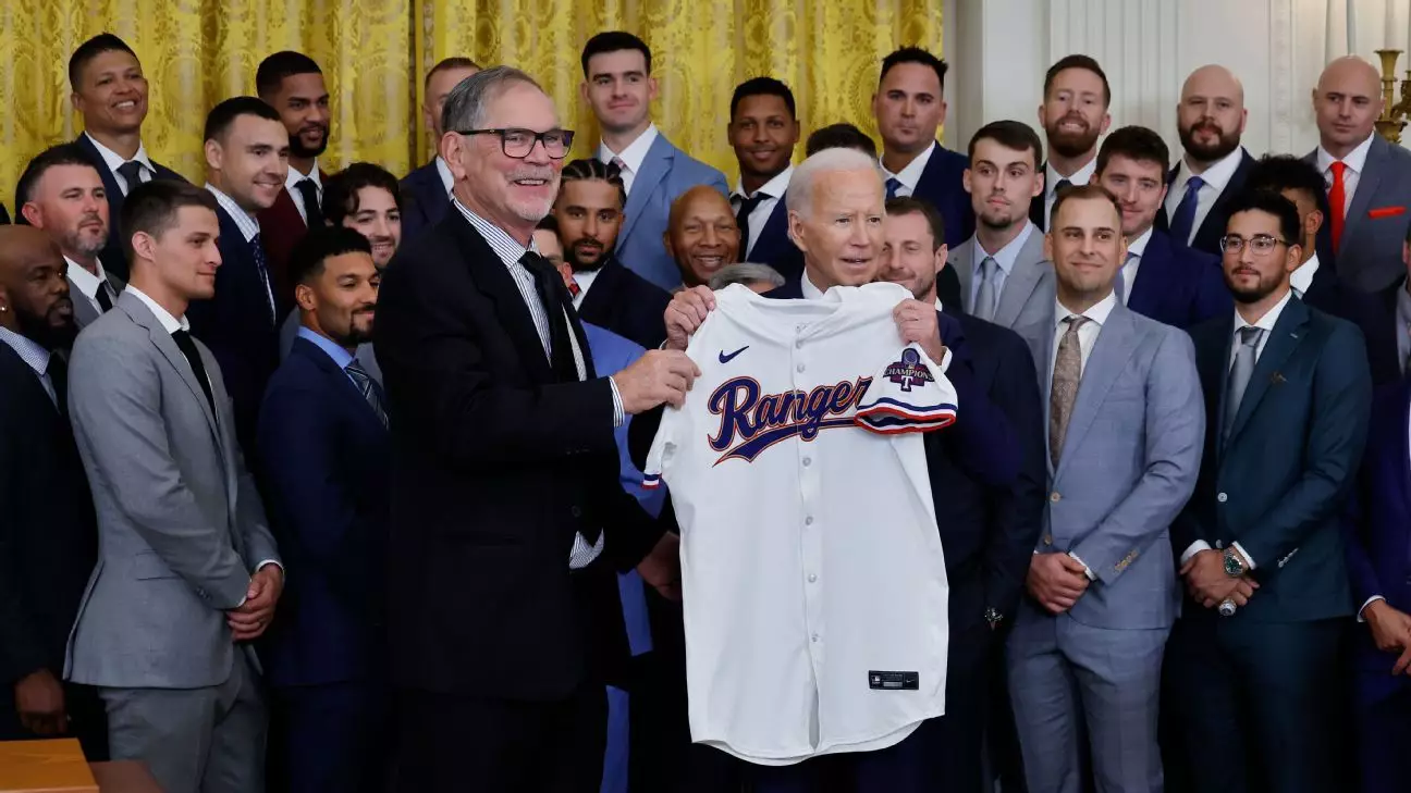 Celebrating the Texas Rangers’ 2023 World Series Victory at the White House