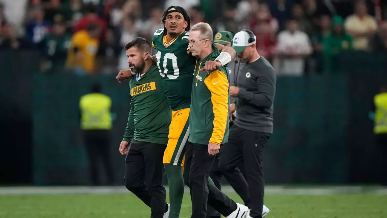 Green Bay Packers Quarterback Jordan Love Suffers Serious Injury