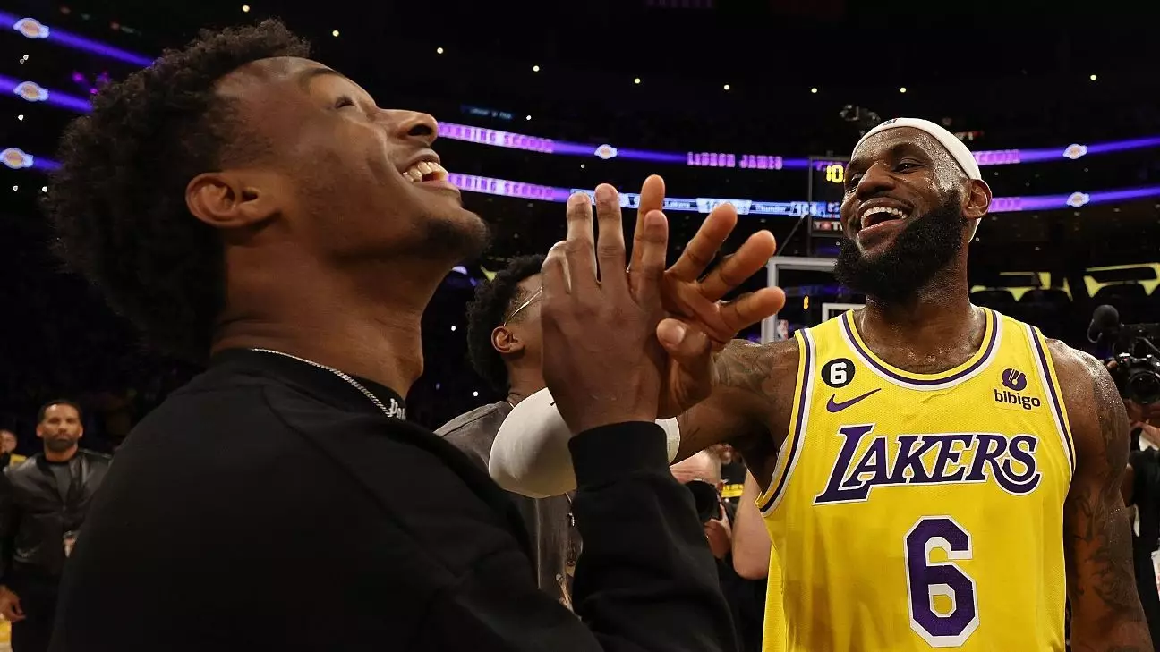 The Lakers’ Legacy: Father-Son Dynamics and the Path Ahead