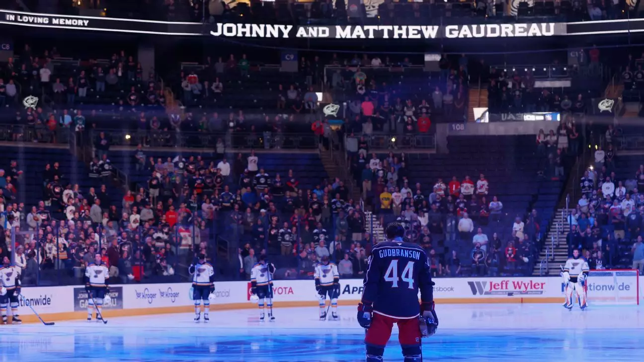 Honoring the Legacy: The Columbus Blue Jackets’ Poignant Tribute to Johnny Gaudreau