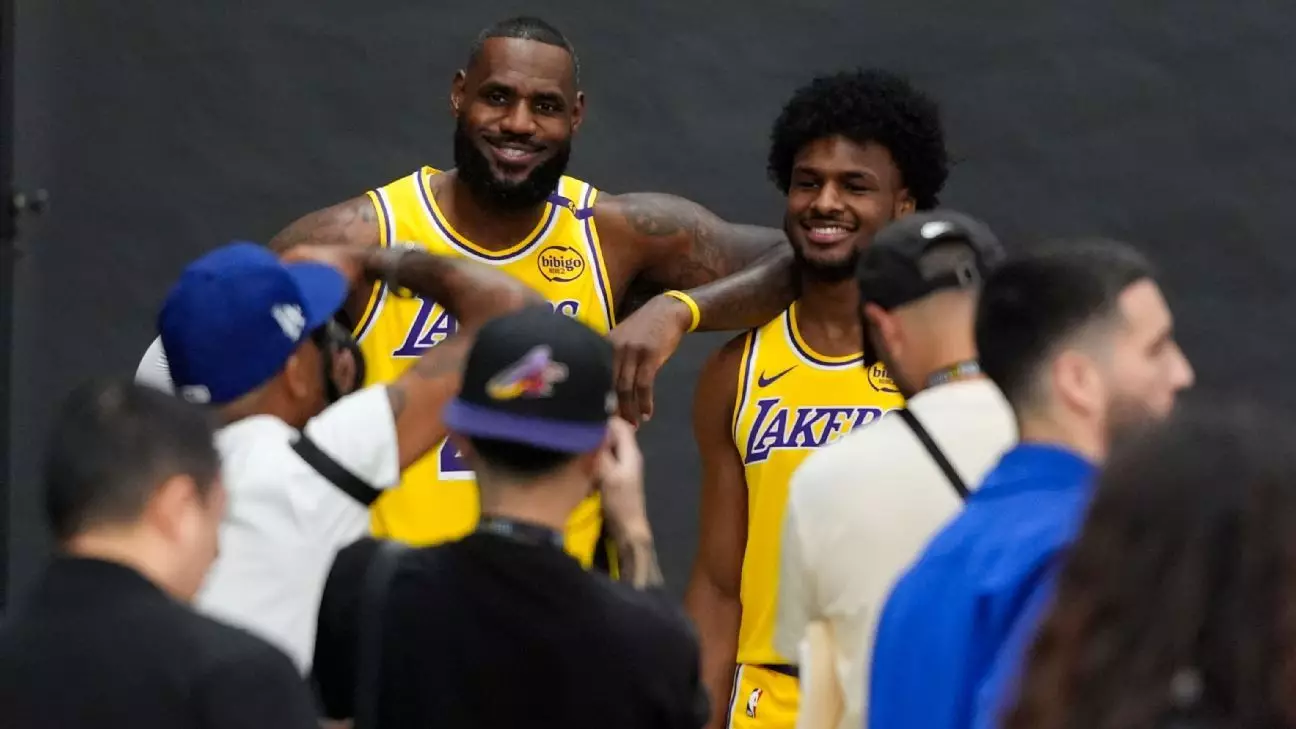 A New Era for the Lakers: LeBron and Bronny James Ready to Shine