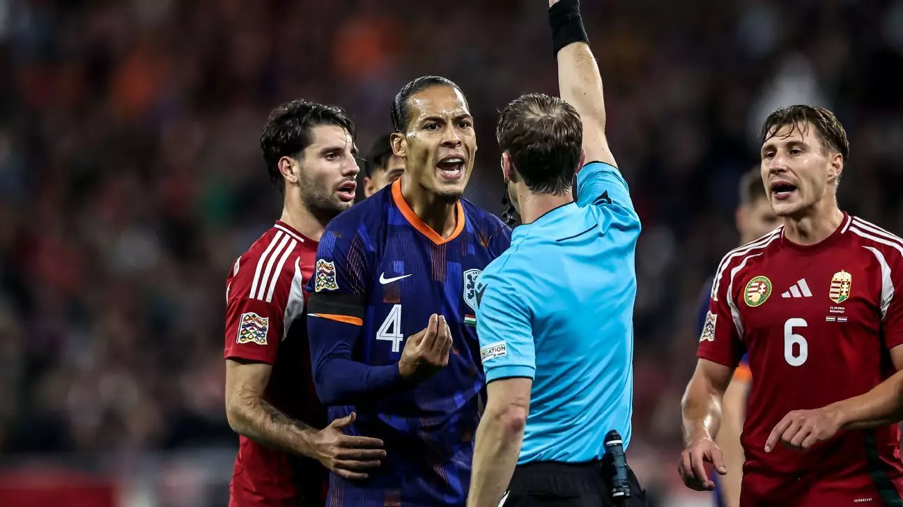 Van Dijk’s Discontent: Unpacking the Controversial Dismissal in Nations League Draw