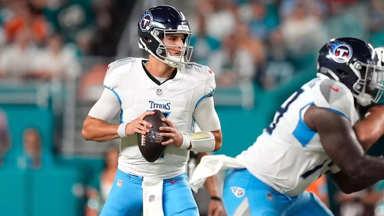 Titans Turn to Mason Rudolph as Will Levis Faces Shoulder Injury