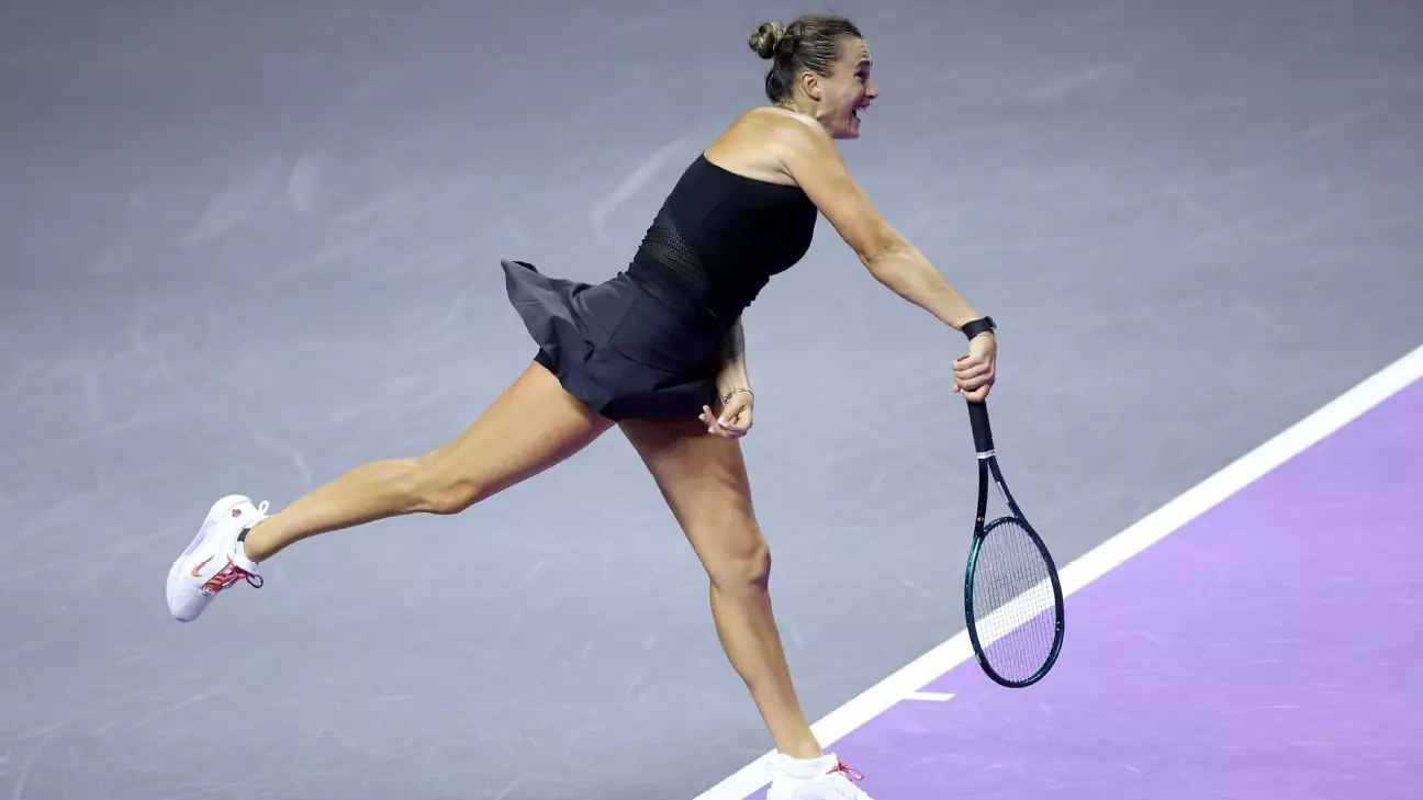 Aryna Sabalenka Achieves Milestone in Pursuit of Glory at WTA Finals