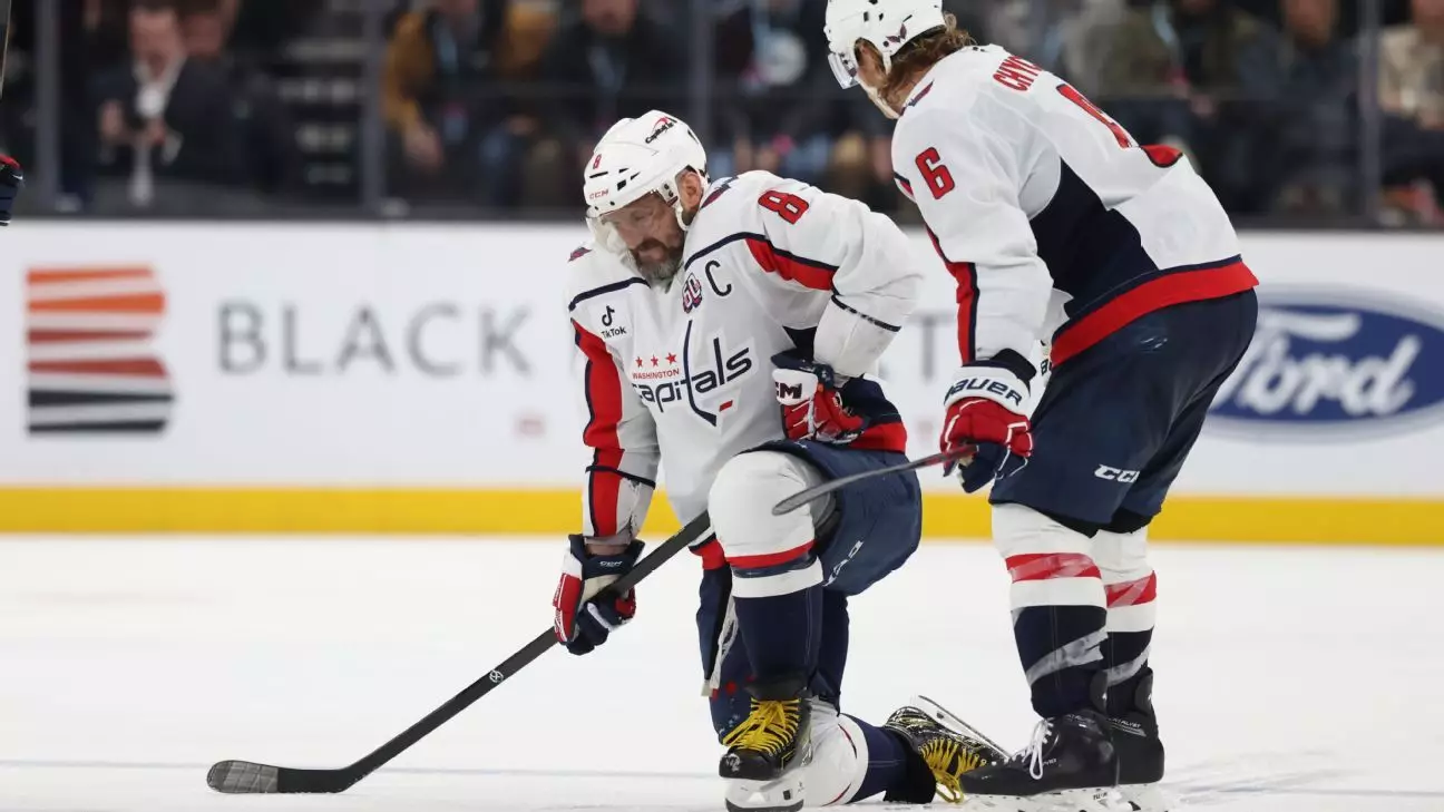 Washington Capitals oslavujú víťazstvo, ale obavy z Ovechkinovho zranenia zatienili triumf