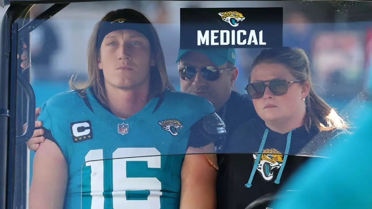 The Struggles Intensify: Jaguars’ Trevor Lawrence Season Ends Early