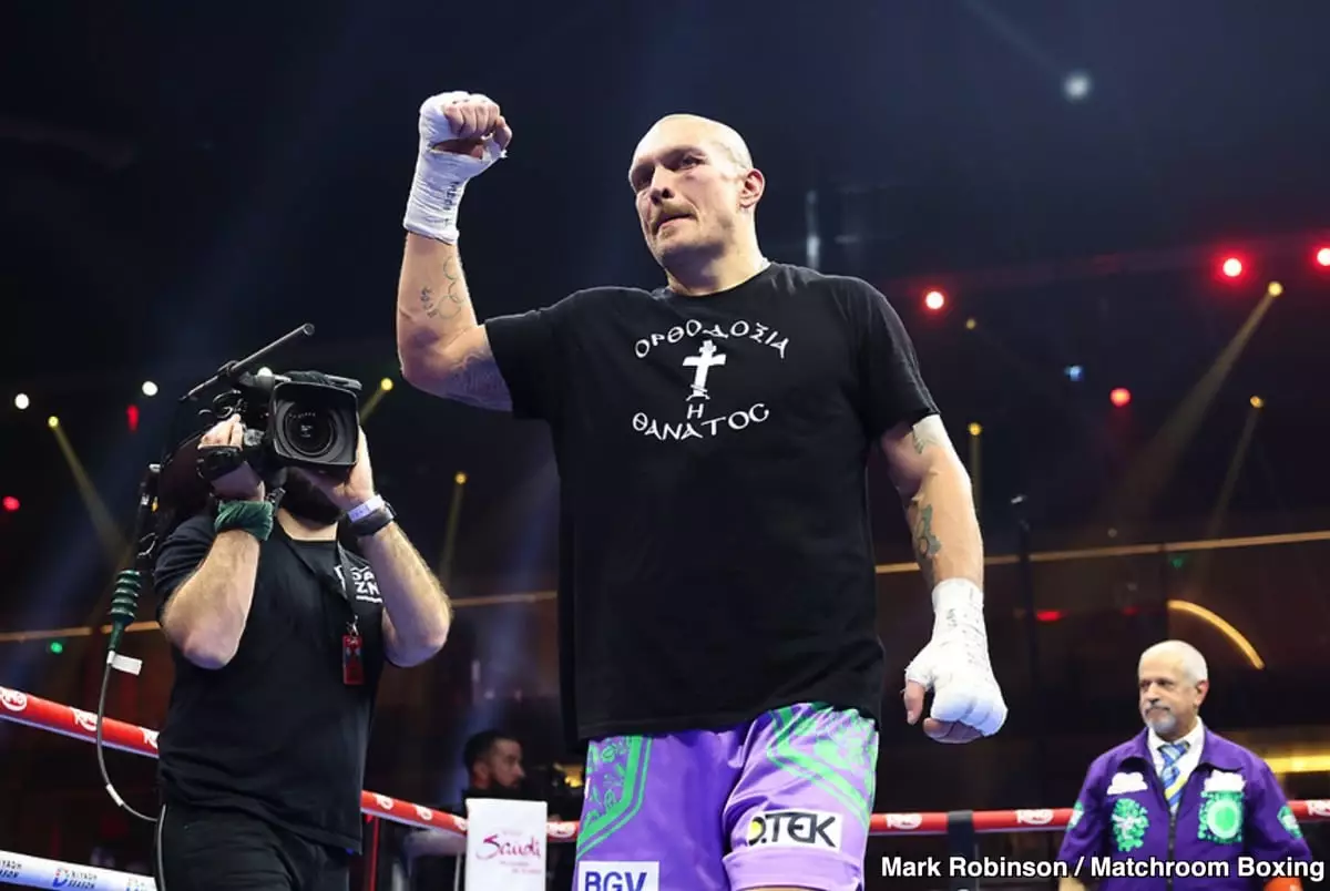 The Legacy of Oleksandr Usyk: A Heavyweight Great Emerges