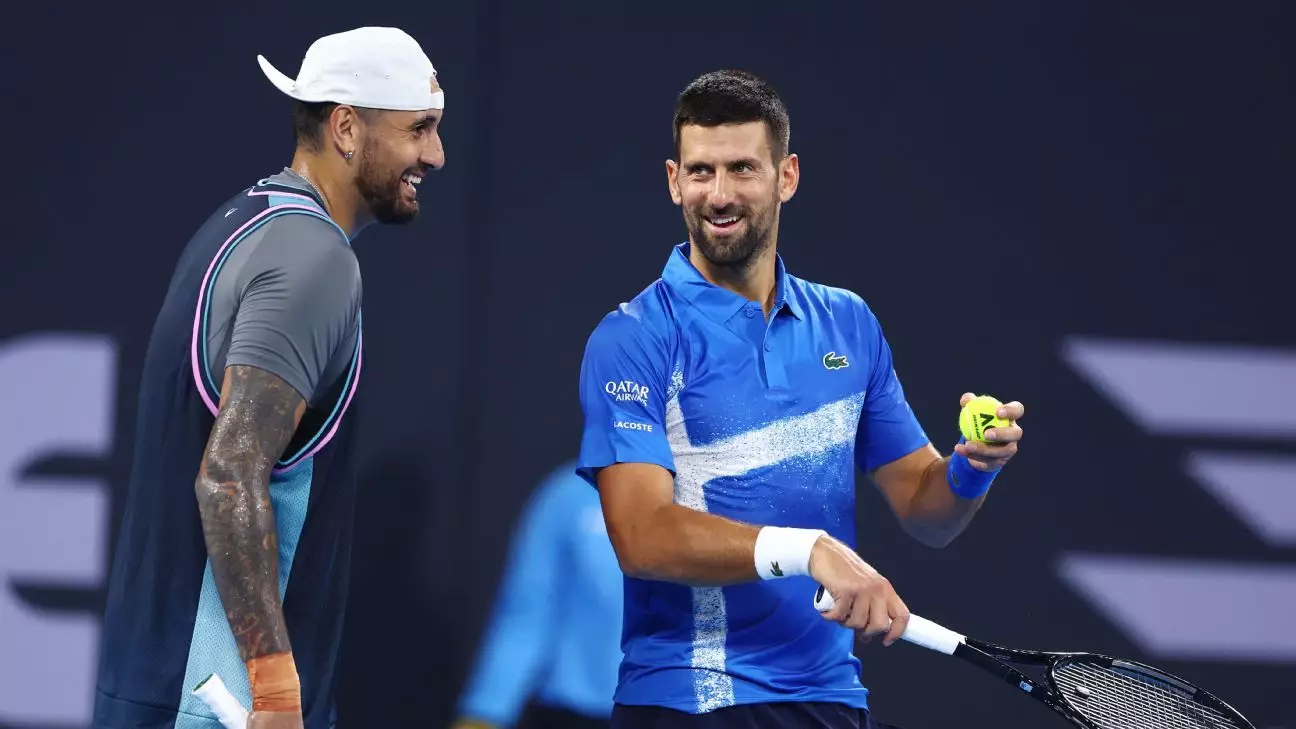 Djokovic and Kyrgios: A Friendship on Court Shines Bright at Brisbane International