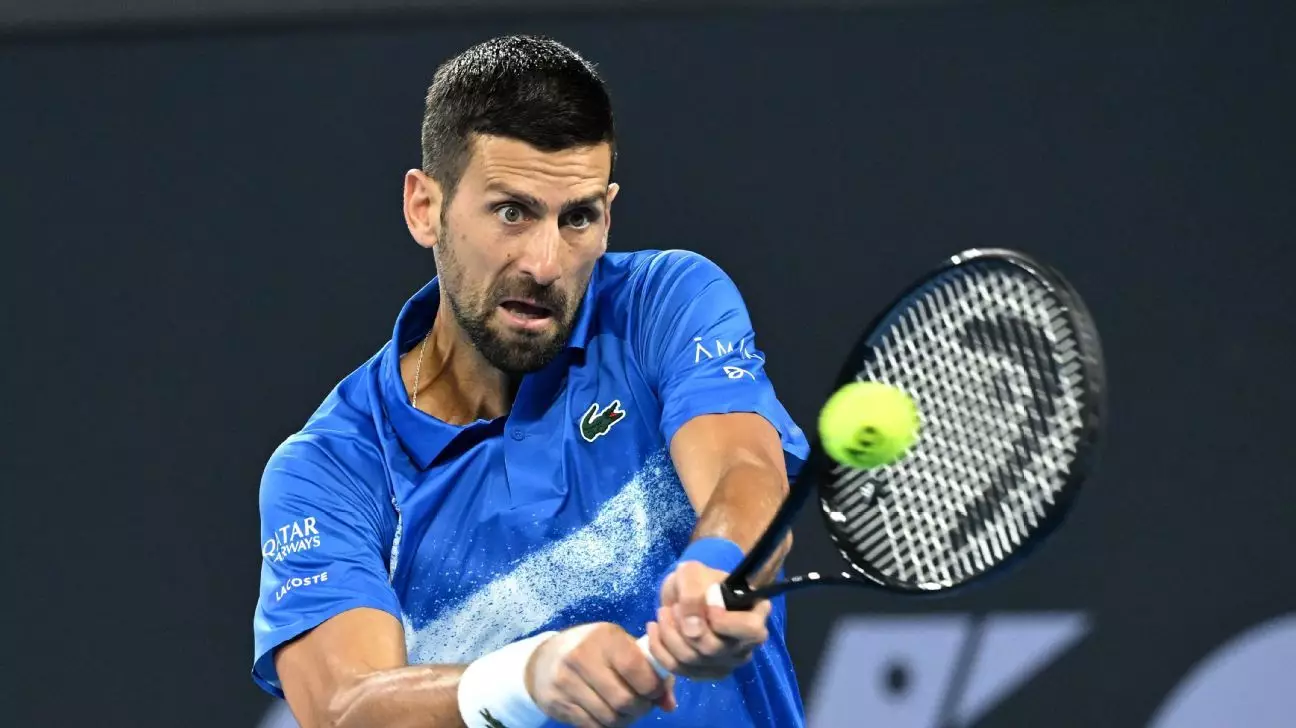 Djokovic Ramps Up for Title Chase at Brisbane International