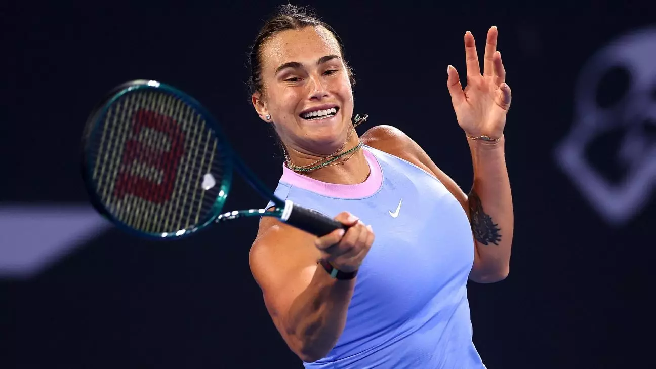 The Rise of Aryna Sabalenka: A Fierce Competitor set to Conquer Australia