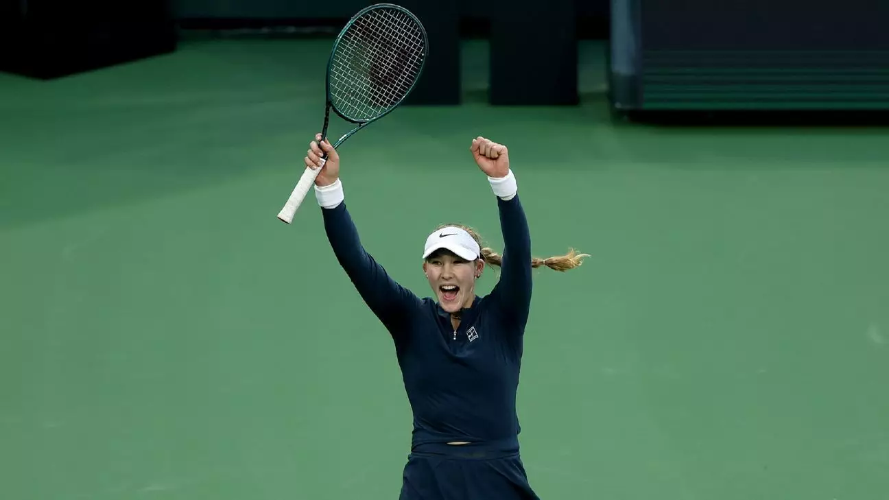 Inspiring Triumph: Mirra Andreeva Shatters Expectations at Indian Wells