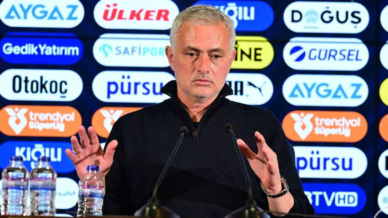 The Intensity of Command: José Mourinho Faces the Heat at Fenerbahce