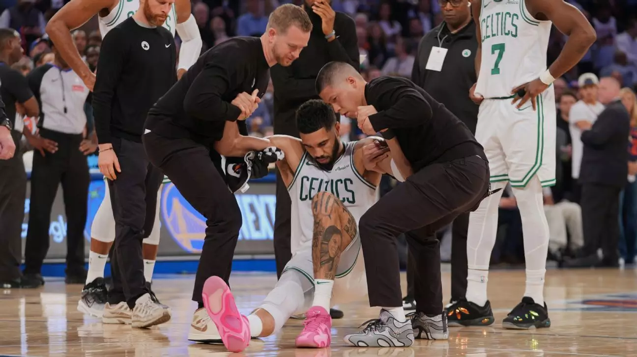 Stunning Setback: Jayson Tatum’s Injury Leaves Celtics in Peril