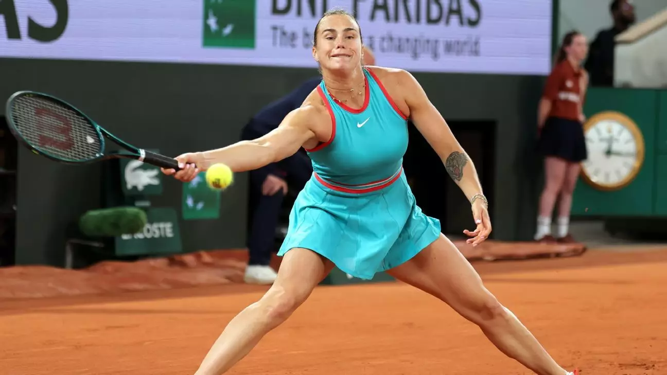 Unstoppable Force: Aryna Sabalenka Dominates in French Open Opener