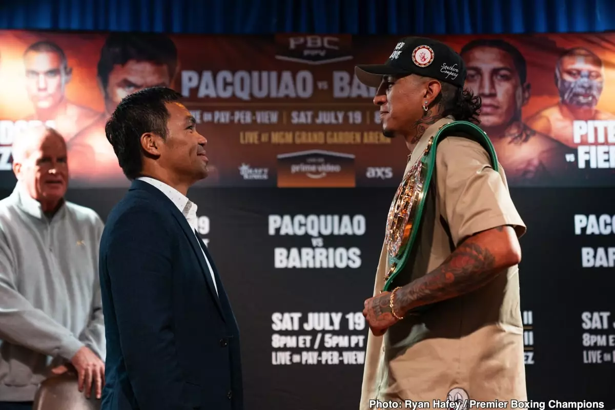 Pacquiao vs. Barrios: A Clash of Generations with High Stakes